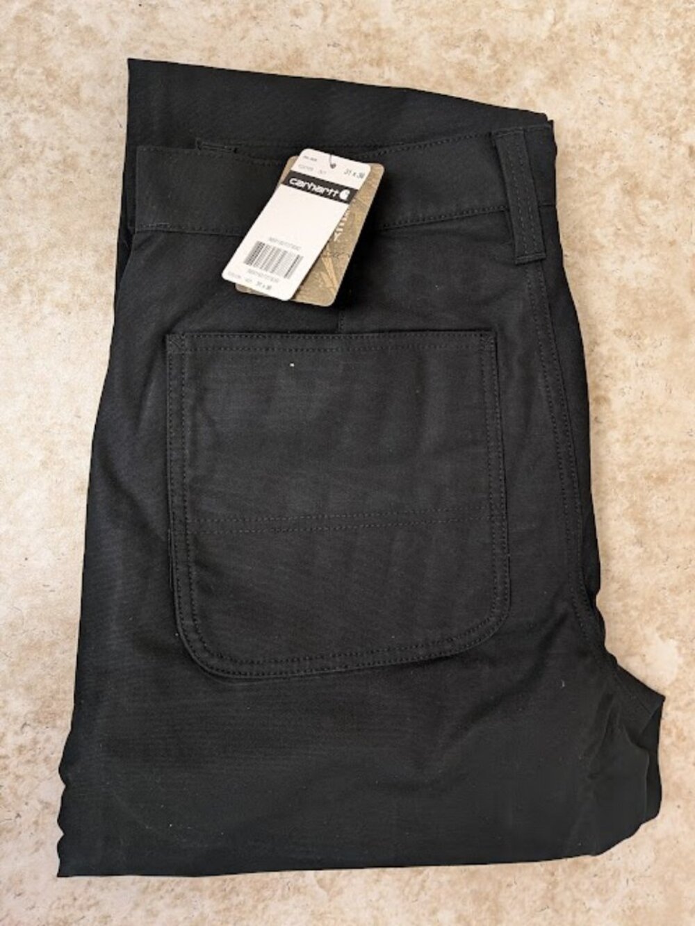 Carhartt Rugged Professional Flex Canvas Work Pant 31x36 Black
